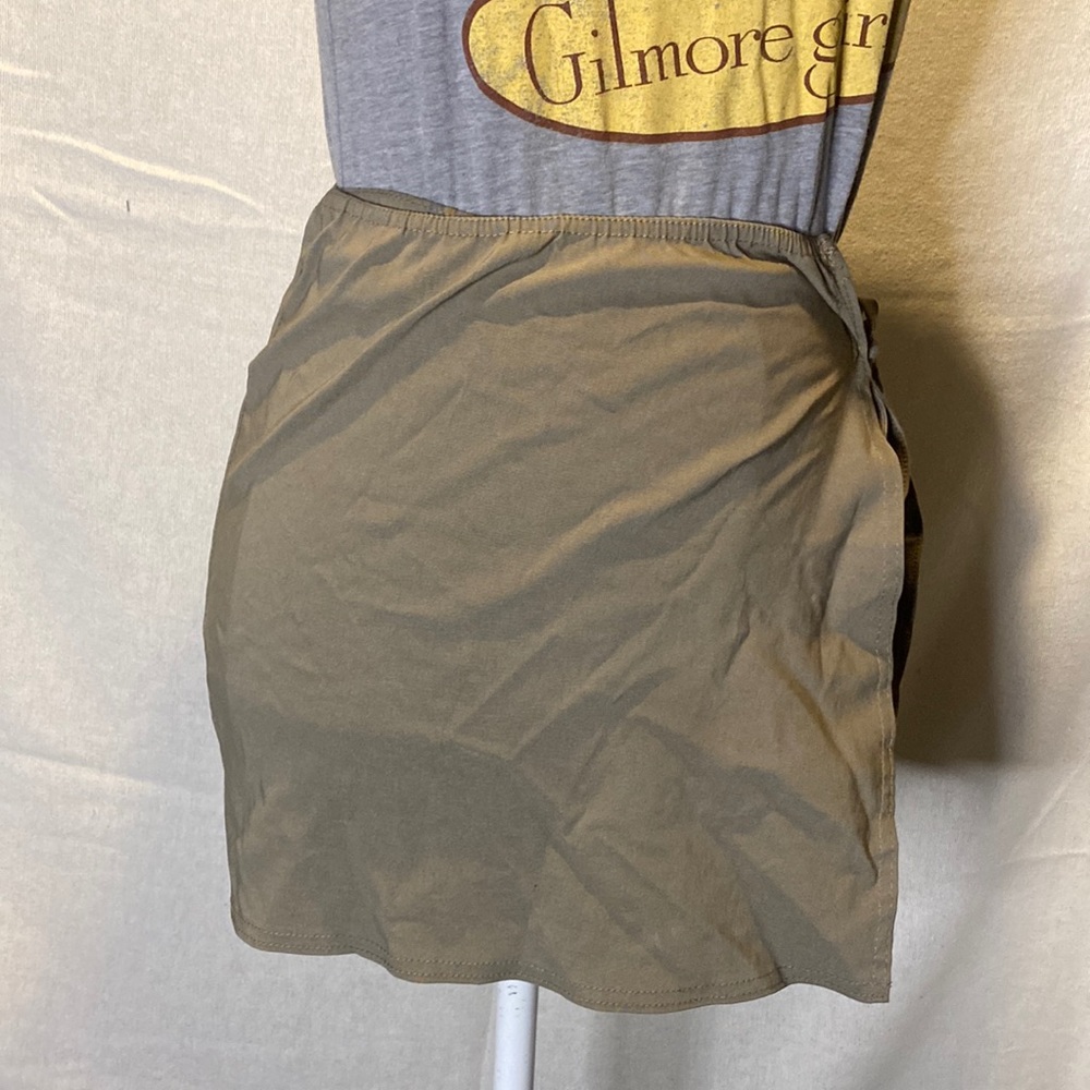Pretty little thing mini army green skirt